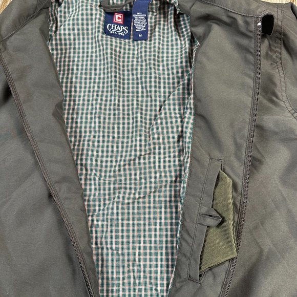 Chaps Jacket | Size M | Mens Green windbreaker - Picture 8 of 12